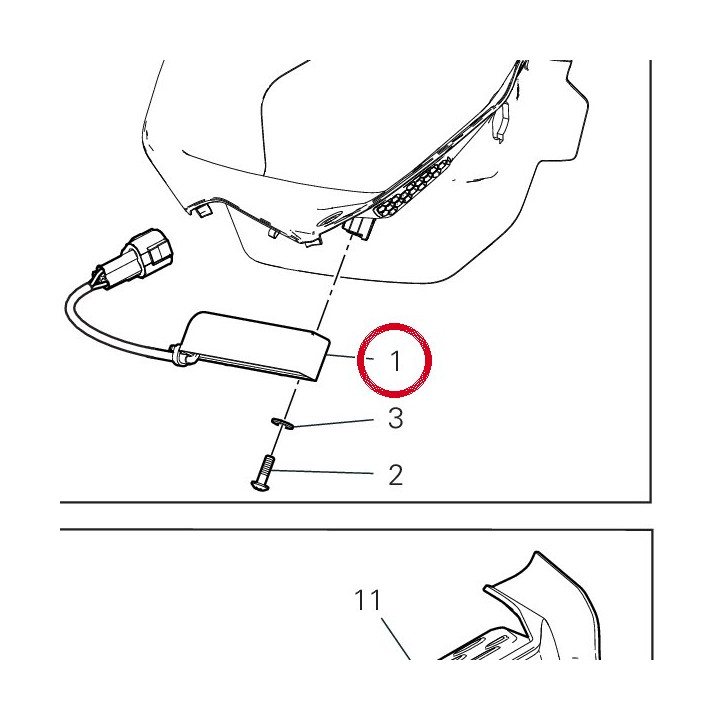 Antenne immobilizer — réf. 51840251A | Ducati Store