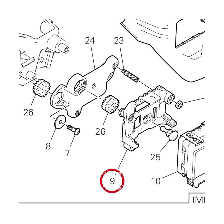 Equerre 8291I151B — réf. 8291I151B | Ducati Store