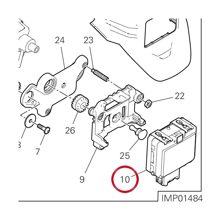 Radar avant 54240821D — réf. 54240821D | Ducati Store