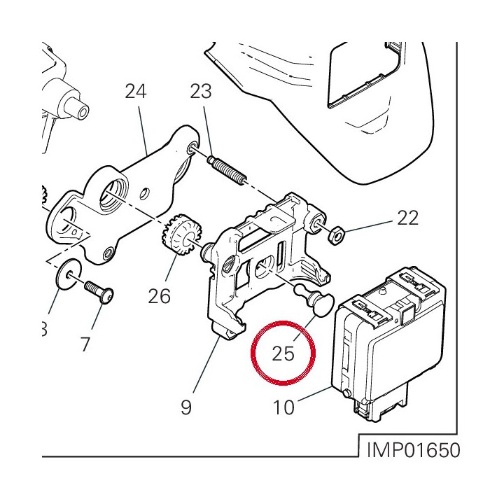 Caoutchouc 86613161A — réf. 86613161A | Ducati Store