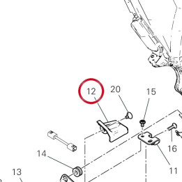 Couvercle gauche 97612431A — réf. 97612431A | Ducati Store
