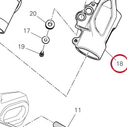 Support dispositif — réf. 8291S492C | Ducati Store