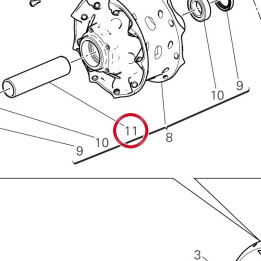 Entretoise interne 71411381A — réf. 71411381A | Ducati Store