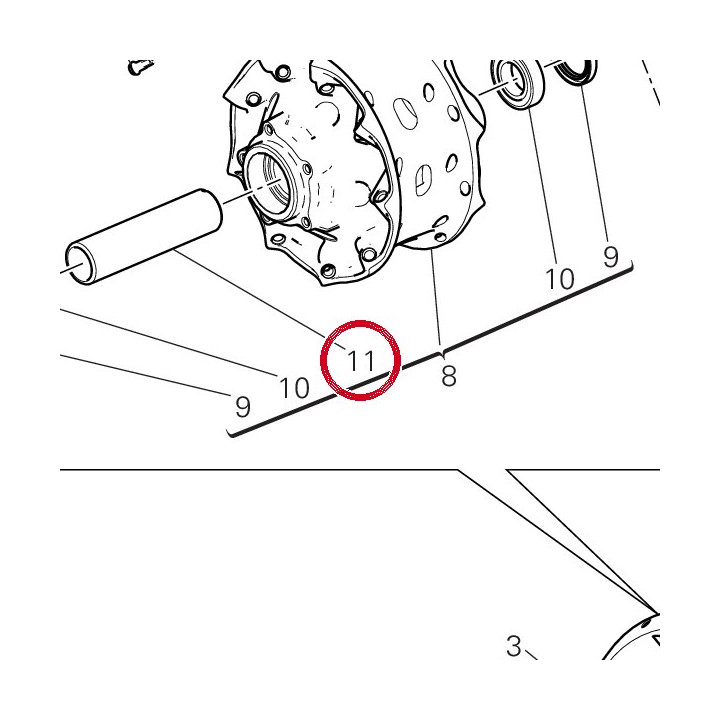 Entretoise interne 71411381A — réf. 71411381A | Ducati Store