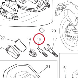Insert clé active — réf. 59830511A | Ducati Store