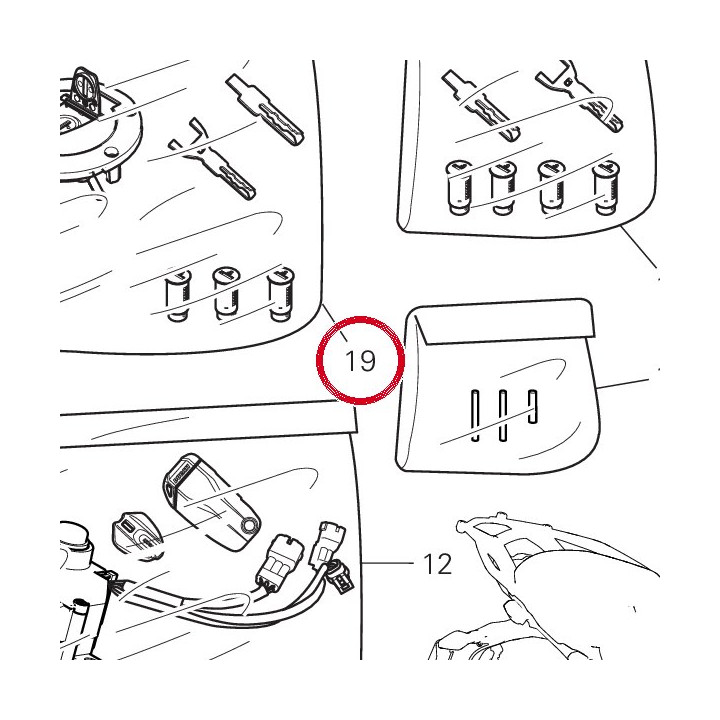 Gr. serrure 59822521A — réf. 59822521A | Ducati Store