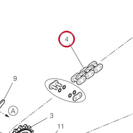 Catena 126 aperta 67641651A — réf. 67641651A | Ducati Store