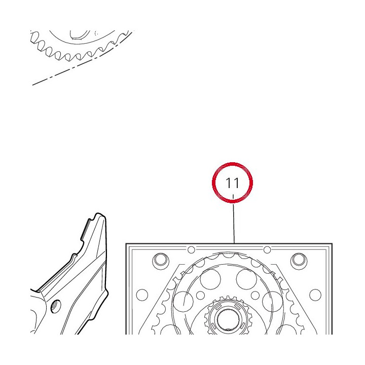 Kit transmission secondaire — réf. 67621401A | Ducati Store