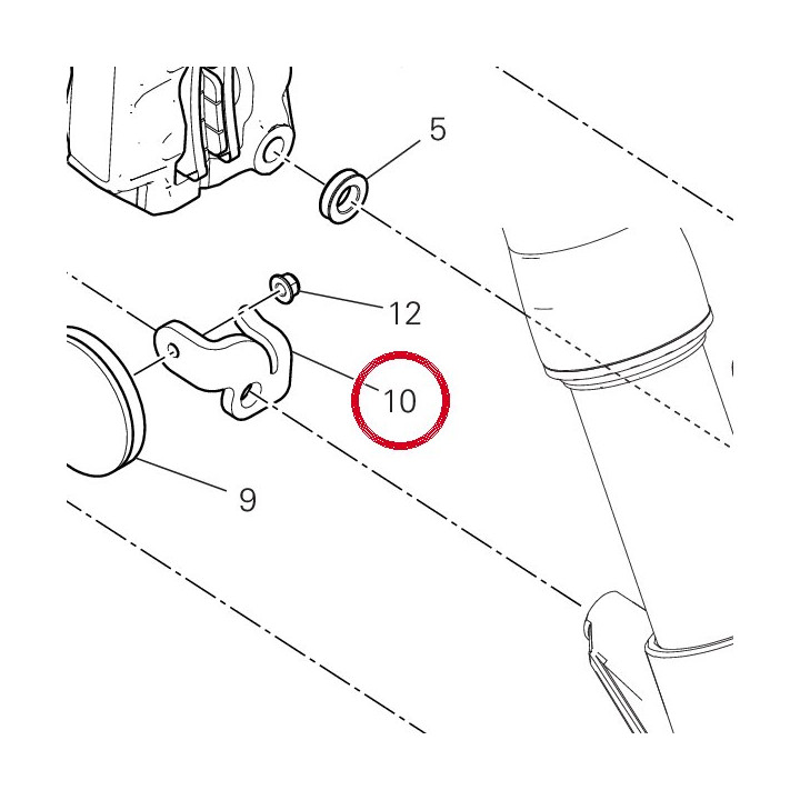 Plaquette droite 82718841AA — réf. 82718841AA | Ducati Store