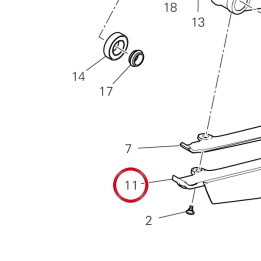 Patin chaîne inférieure — réf. 44712282A | Ducati Store