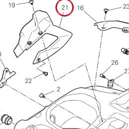 Bavette Garde-Boue avant — réf. 44610591A | Ducati Store