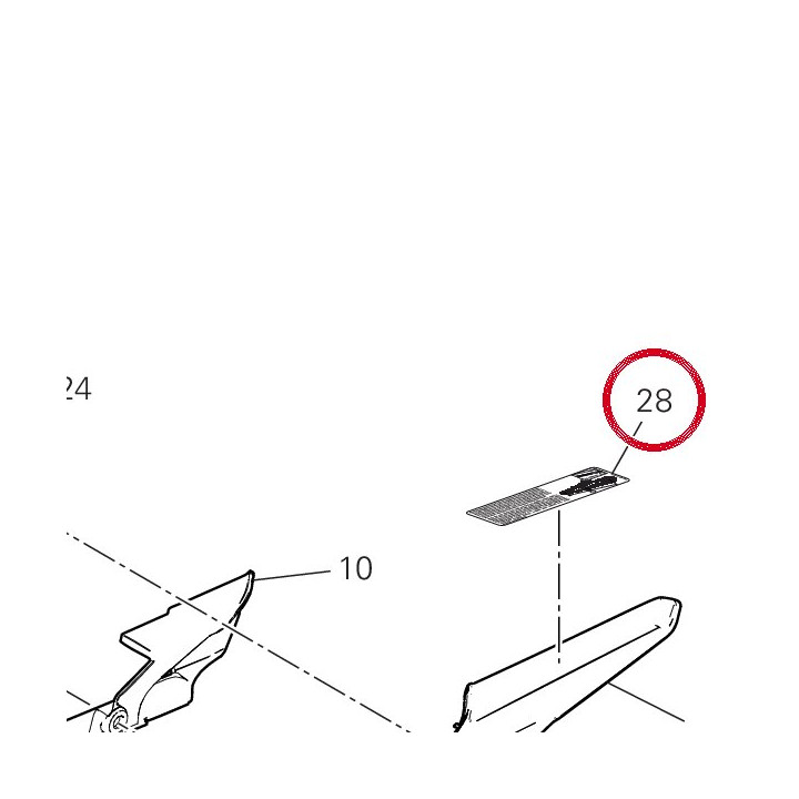 Decalcomanie réglage chaîne — réf. 43315031A | Ducati Store