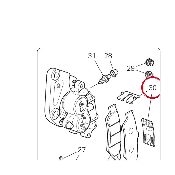 Ressort 61241181A — réf. 61241181A | Ducati Store