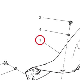Garde-Boue arrière 56511341A — réf. 56511341A | Ducati Store
