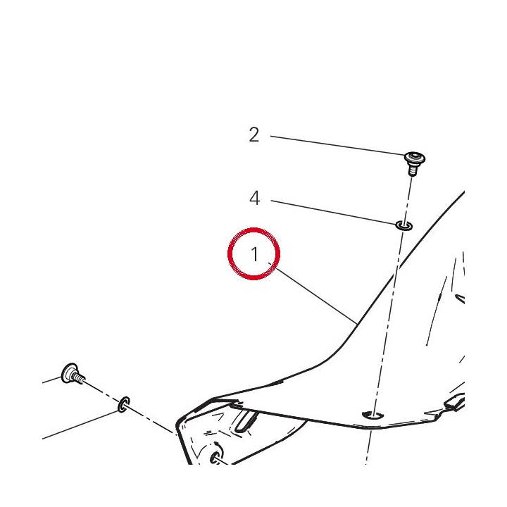 Garde-Boue arrière 56511341A — réf. 56511341A | Ducati Store