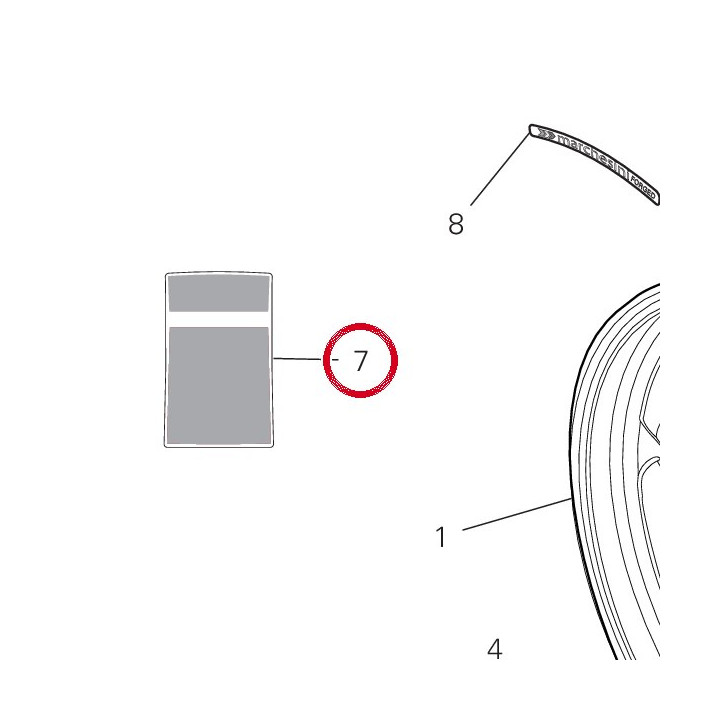 Decalcomanie 4381F061A — réf. 4381F061A | Ducati Store