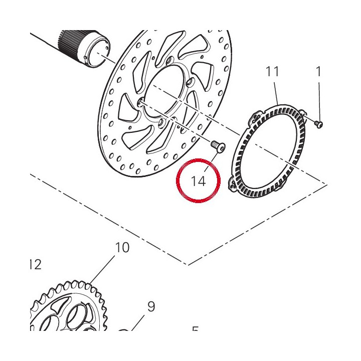 Vis 7791D761AA — réf. 7791D761AA | Ducati Store