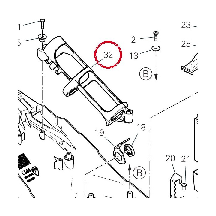 Support 8291I403A — réf. 8291I403A | Ducati Store