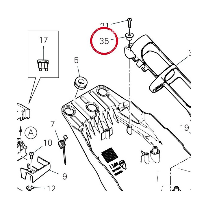 Entretoise 71614591AA — réf. 71614591AA | Ducati Store