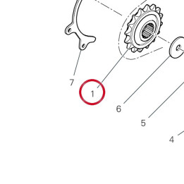 Pignon – chaîne 44910951A — réf. 44910951A | Ducati Store