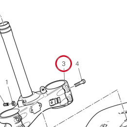 Base di sterzo 342P1111DA — réf. 342P1111DA | Ducati Store