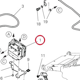 Centrale Abs 93940122A — réf. 93940122A | Ducati Store