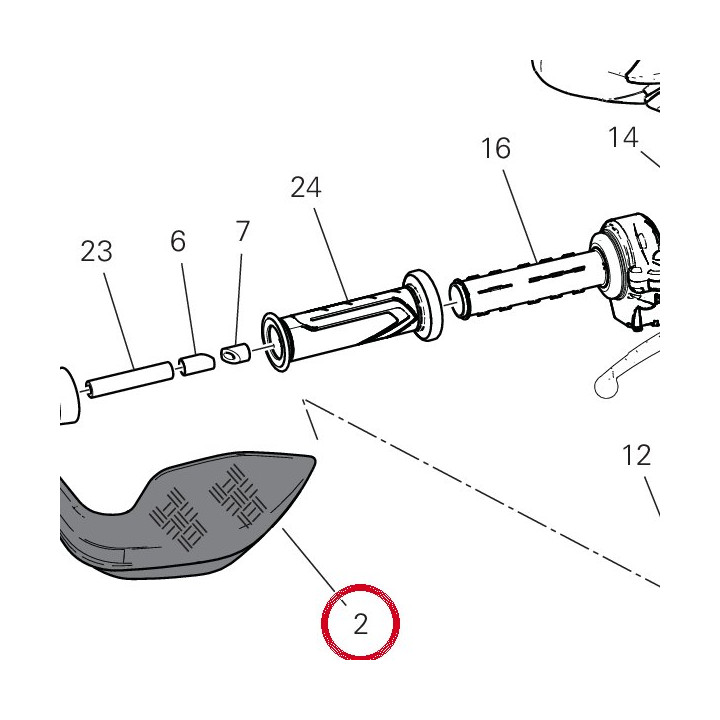 Protege-Main droite — réf. 4601R301AA | Ducati Store