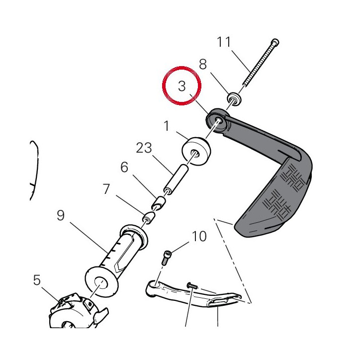 Protege-Main gauche — réf. 4601R291AA | Ducati Store