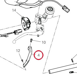 Bras protection main droit — réf. 4601R341AA | Ducati Store