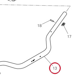 Guidon 36012234AA — réf. 36012234AA | Ducati Store