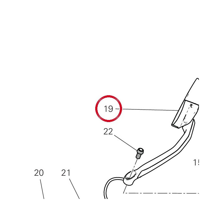 Miroir gauche (bsd) — réf. 52310662D | Ducati Store