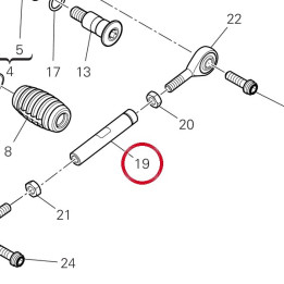 Asta rinvio cambio — réf. 11721871AA | Ducati Store