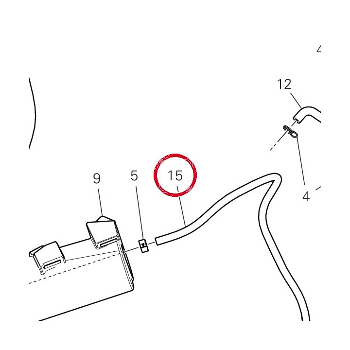 Tuyau 935Z0221A — réf. 935Z0221A | Ducati Store