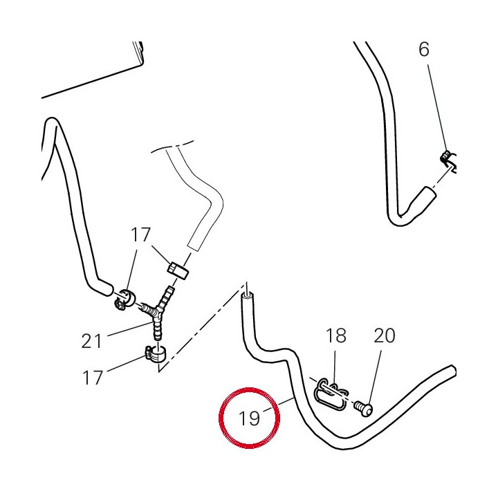 Tuyau 93511011A — réf. 93511011A | Ducati Store