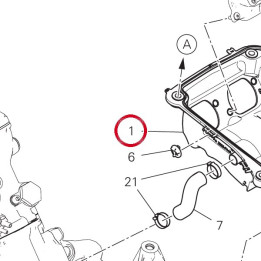 Boîte à filtre inférieure — réf. 44219452A | Ducati Store
