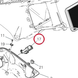 Support connecteur 8291S761A — réf. 8291S761A | Ducati Store