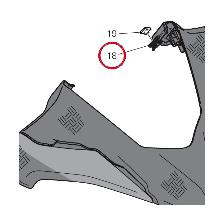 Cupolino carbonio — réf. 48114883AA | Ducati Store