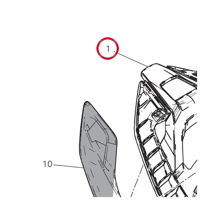 Poignee 80610521B — réf. 80610521B | Ducati Store
