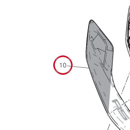 Panneau lateral droit — réf. 48217421BB | Ducati Store
