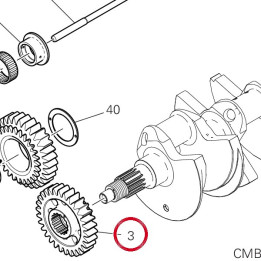 Pignon transmission — réf. 17011661A | Ducati Store