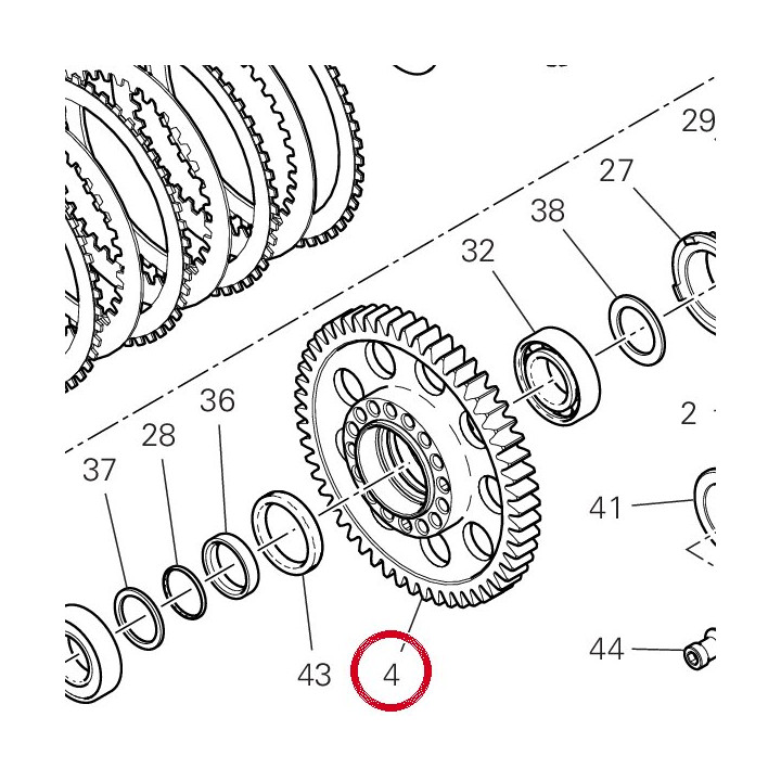 Couronne 17011611B — réf. 17011611B | Ducati Store