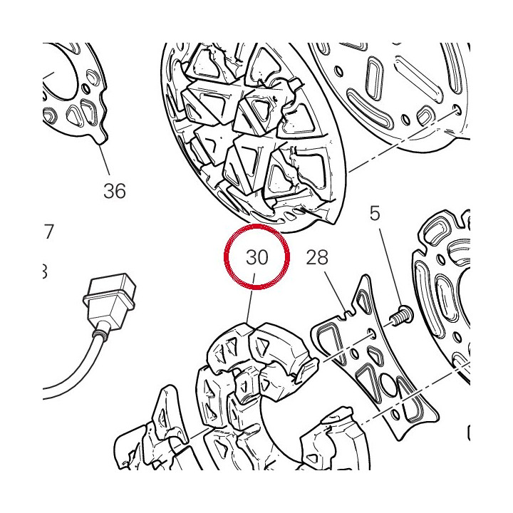 Panneau insonorisant — réf. 48612272A | Ducati Store