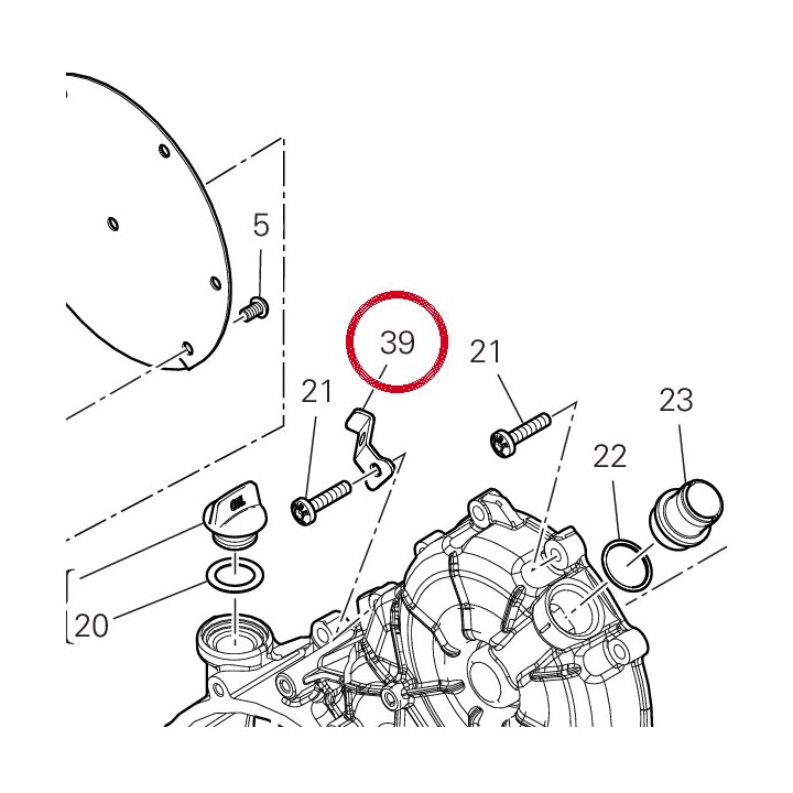 Support connecteur — réf. 8291J241AA | Ducati Store
