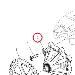 Pompe eau complète 24920512L — réf. 24920512L | Ducati Store