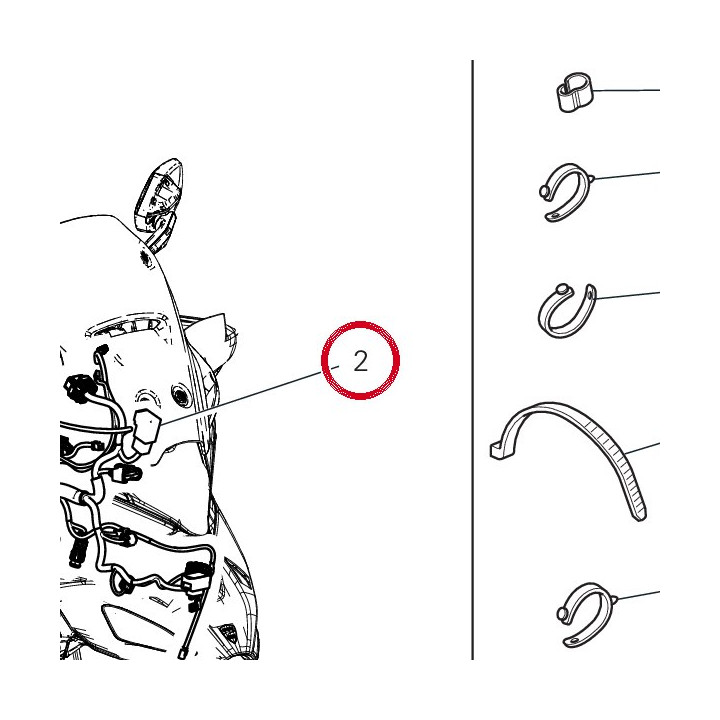 C╢blage principal 5101R091B — réf. 5101R091B | Ducati Store