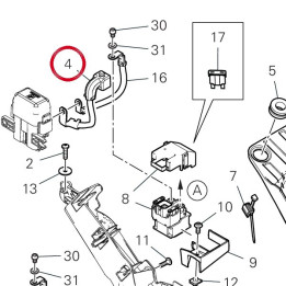 Câble positif 51411241A — réf. 51411241A | Ducati Store