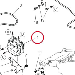 Centrale Abs 54240871F — réf. 54240871F | Ducati Store