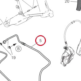 Durit Boitier-Etrier — réf. 61911183A | Ducati Store