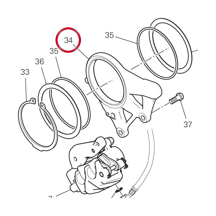Plaque Porte-Pince Abs — réf. 82510561AA | Ducati Store