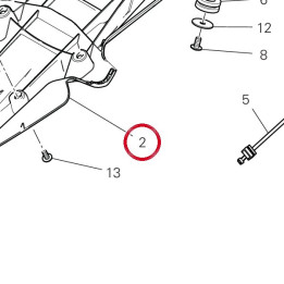 Support de plaque — réf. 56116331B | Ducati Store
